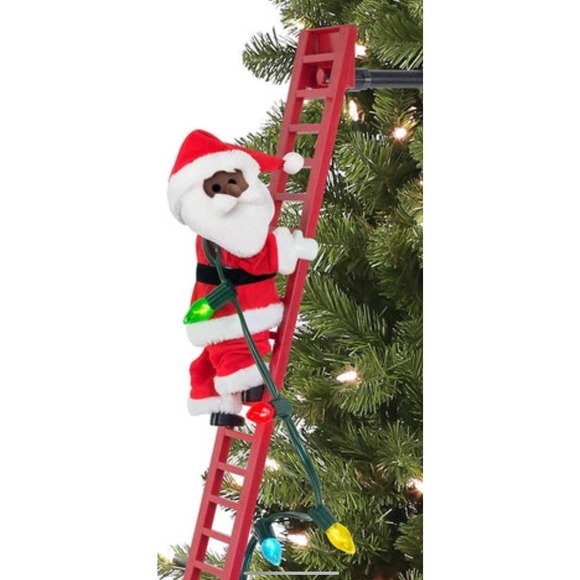 40" Super Climbing Plush Santa Christmas Home Decor - Picture 1 of 7